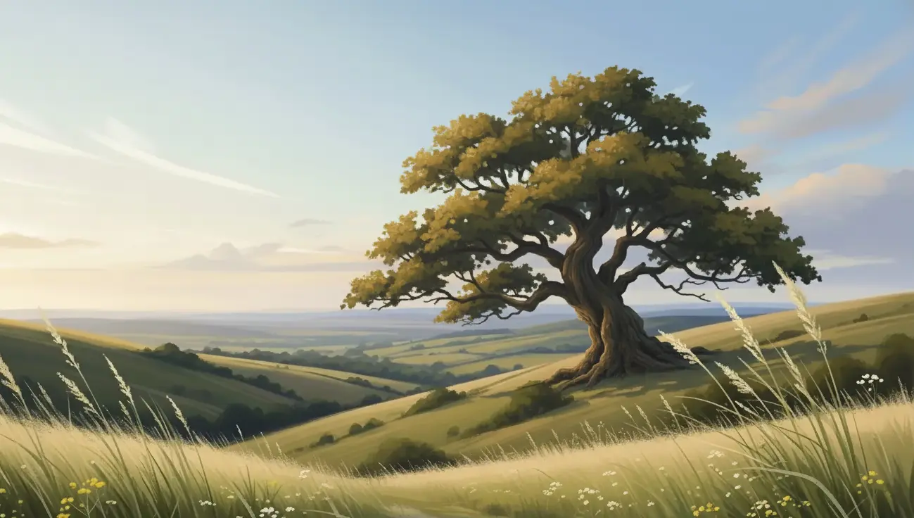 Background of the English countryside