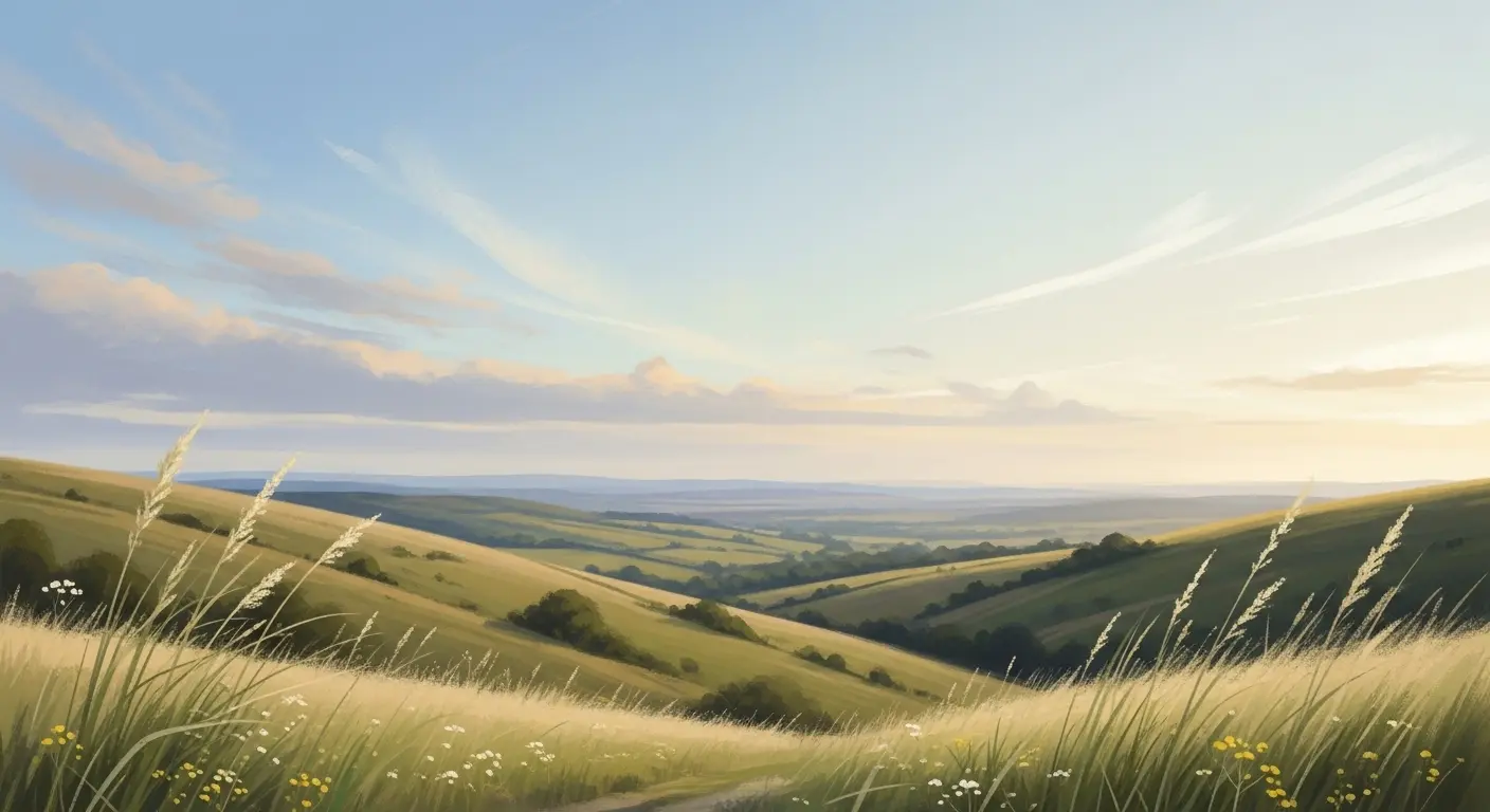 Background of the English countryside